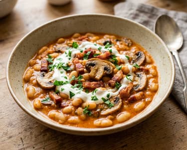 Bakonyi gombás babragu | Kiadós őszi egytálétel