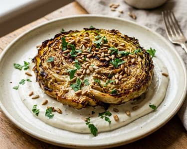 Sült kelkáposzta steak | Ropogós őszi zöldségfogás