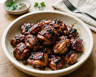BBQ csirkecomb burnt ends | Omlós karamellizált falatok