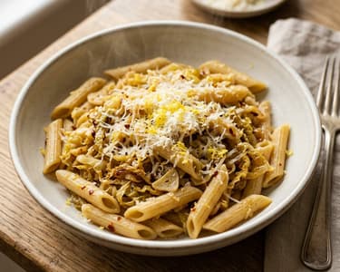 Olasz kelkáposztás penne | 20 perces parmezános tészta
