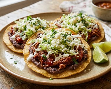 Mexikói marhahúsos tinga tostada | Ropogós street food