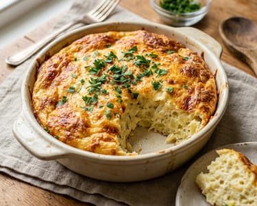 Traditional Oven-Baked Potato Soufflé | Light and Fluffy