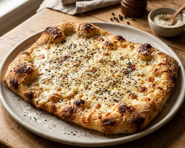 Pizza Cacio e Pepe | Crispy Roman Cheese Pizza