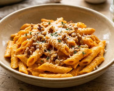 Krémes sárgarépás penne ricottával | 20 perces olasz tészta