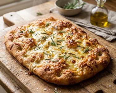 Toszkán sajtos schiacciata | Ropogós pecorinós lepény
