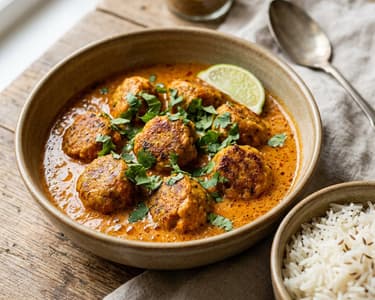 Indian Carrot & Chickpea Kofta Curry | Creamy Indian One-Pot Dish