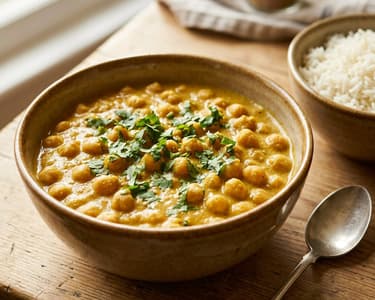 Chana Madra | North Indian Yogurt Chickpea Curry