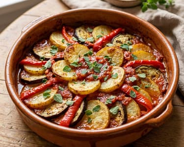 Mallorcan tumbet | Spanish baked vegetables