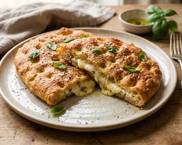 Toszkán sajtos schiacciata | Ropogós házi olasz lepény