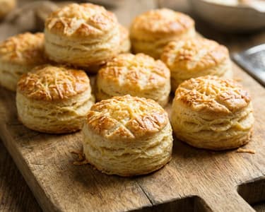 Traditional Potato Pogácsa | Soft and Flaky Party Bites