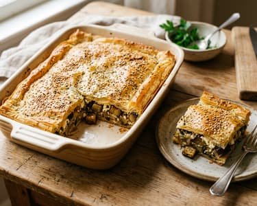 Greek Eggplant Pie | Melitzanopita in Crispy Filo Pastry