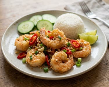 Vietnamese Salt and Pepper Shrimp | Crispy Asian Main Course