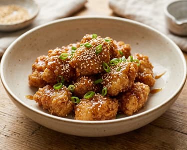 Korean honey-butter chicken in a wok | 20-minute dinner