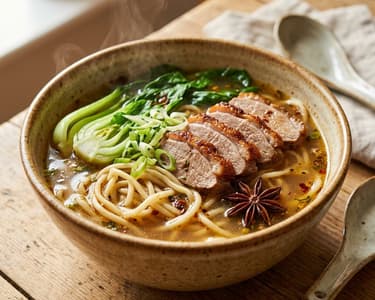 Chinese Fragrant Duck Soup | Rich Asian Noodle Soup