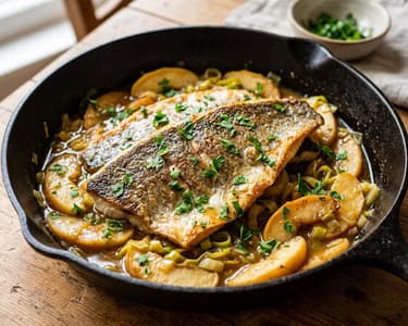 Asturian Cider Sea Bass | Tender Spanish Fish Dinner