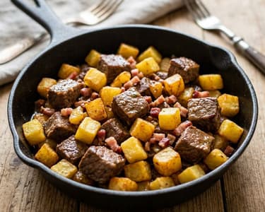 Beef Brassó Roast | With Crispy Garlic Potatoes