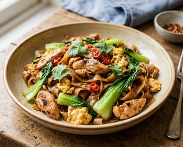 Thai Pad See Ew with Chicken | 20-Minute Wok Dinner