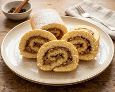 Apple Sponge Cake Roll | Pillowy-Soft Autumn Cake