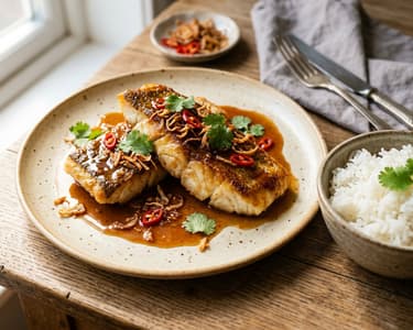 Pla Rad Sauce Makham | Thai Tamarind Cod