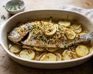 Dorada a la Madrileña | Spanish baked sea bream