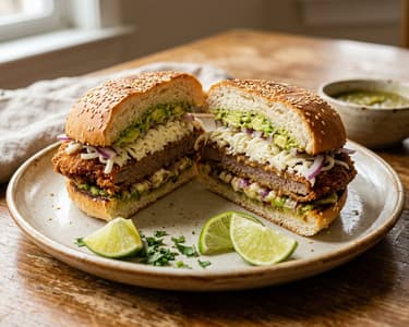 Mexikói marhahúsos cemita | Ropogós utcai szendvics