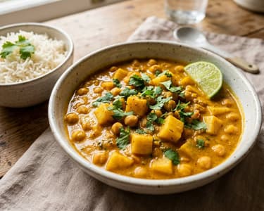 Parsnip Chickpea Curry | Aromatic Autumn Indian One-Pot