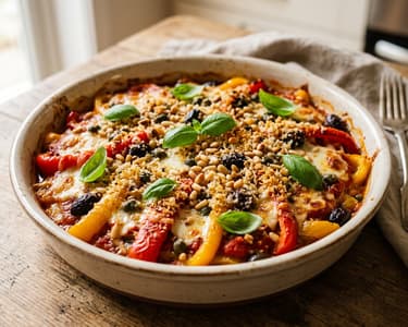 Szicíliai rakott sült paprika | Tortino di peperoni