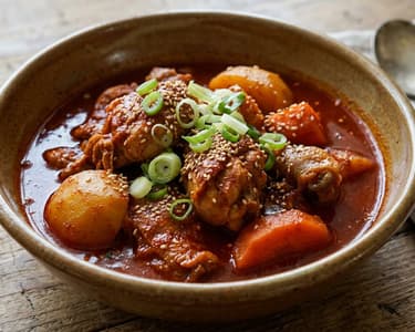 Dakdoritang – Koreai fűszeres csirkeraguleves | Gazdag ázsiai egytálétel