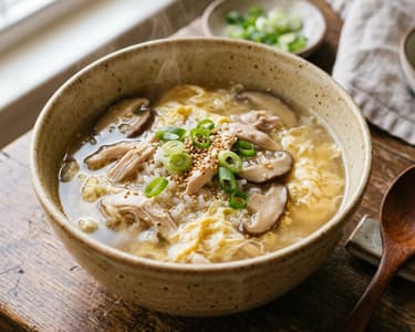 Tori Zosui | Warming Japanese Chicken Rice Soup
