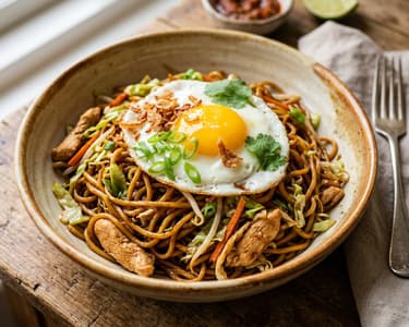 Indonéz csirkés Mie Goreng wokban | 20 perces vacsora