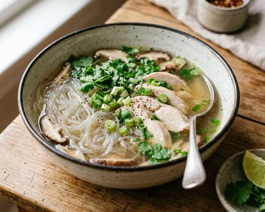 Vietnámi csirkés üvegtésztaleves | Miến Gà