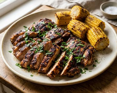 Kávés-fűszeres BBQ csirkecomb