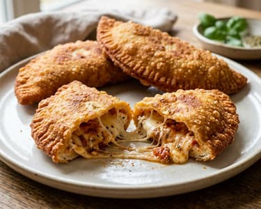 Pugliai sajtos panzerotti | Ropogós olasz töltött lángoska