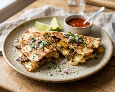 Mexikói marhahúsos gringas | Szaftos sajtos-ananászos street food