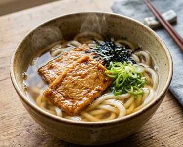Japán Kitsune udon tofuval | Melengető ázsiai tésztaleves