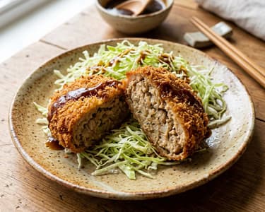 Japanese Tori Menchi Katsu | Crispy Street Food Patties