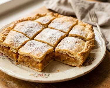 Békebeli birsalmás pite | Illatos omlós sütemény