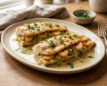 Spanish Stuffed Hake Fillet | Juicy Oven-Baked Seafood Dish