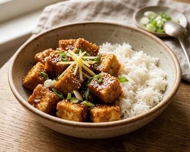 Cantonese Crispy Ginger and Spring Onion Tofu in a Wok | 20-Minute Dinner