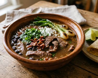 Mexican Carne en su Jugo | Guadalajara Beef Stew with Beans