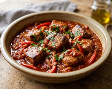 Spanish Tuna with Tomato Sauce | Atún con tomate