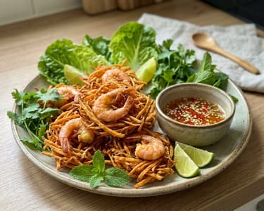 Bánh Tôm Hồ Tây | Vietnamese Crispy Sweet Potato Shrimp Fritters