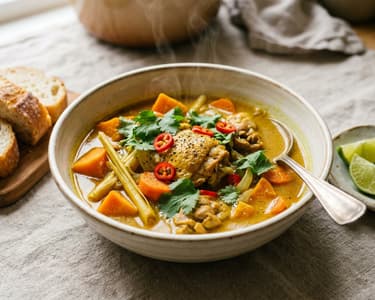 Cà Ri Gà | Melengető vietnámi csirke curry leves