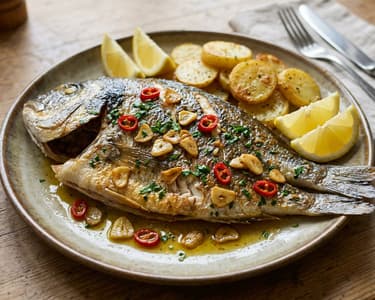 Spanish pan-seared sea bream | Dorada a la espalda