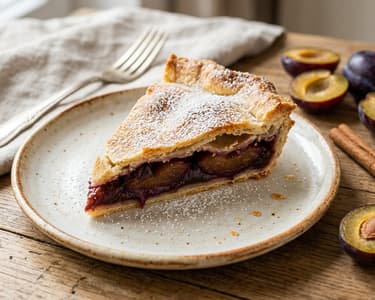 Békebeli szilvás pite | Fahéjas omlós sütemény