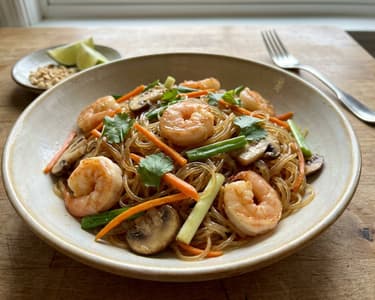 Miến Xào Tôm | Vietnamese Stir-Fried Glass Noodles with Prawns