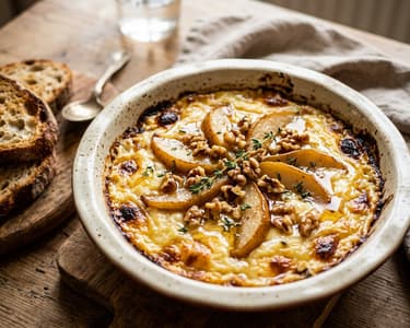 Kemencés sült gomolya körtével | Mézes-diós őszi brunch