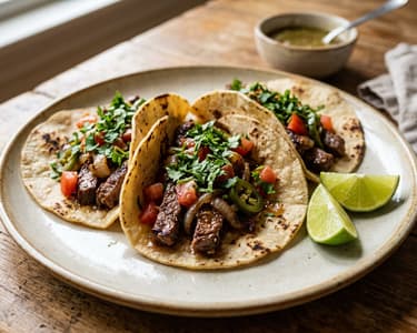 Mexikói bistec taco | Szaftos marhahúsos street food