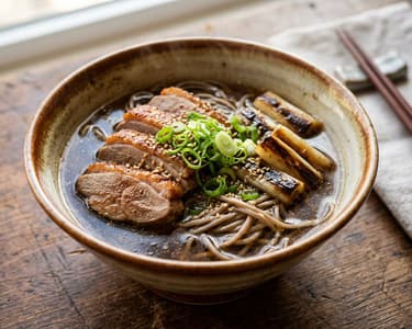 Japán kacsás soba leves | Kamo Nanban Soba