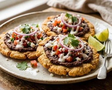 Mexican Bean Picaditas | Crispy Veracruz Street Food